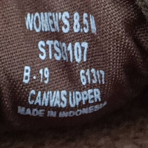 Sperry Women's Drift Hale Flat Sperry Top-sider Shoes Army Green Size 8.5M - Picture 5 of 5